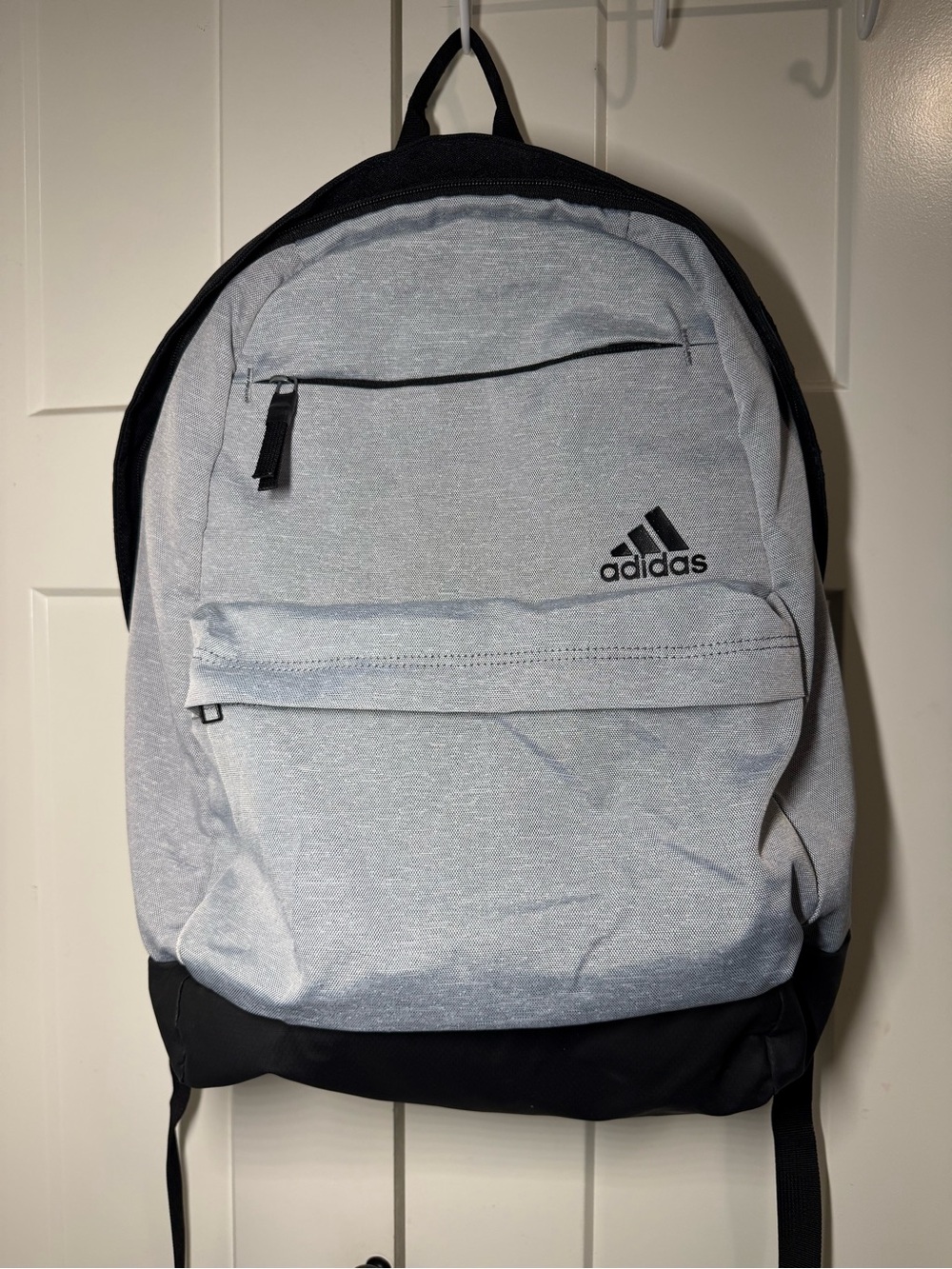 adidas Light Gray and Black Everyday Backpack